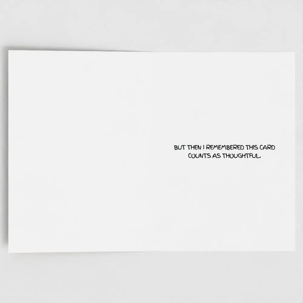 I Was Going to Get You an "Amazing Gift" Funny Greeting Card - JazzyCrafting