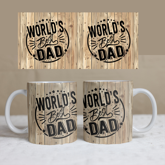 Father Day Mug, Worlds Best Dad