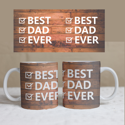 Father Day Mug, Best Dad Ever