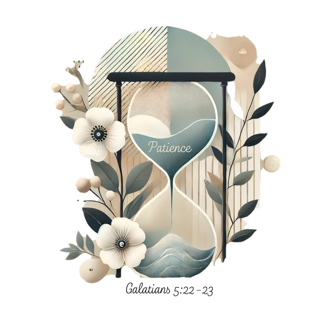 Fruit of the Spirt Patience, Coaster, Galatians 5:22-23