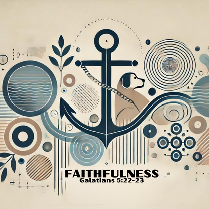 Fruit of the Spirt Faithfulness, Coaster, Galatians 5:22-23