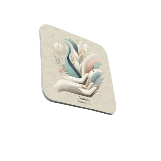 Fruit of the Spirt Gentleness, Coaster, Galatians 5:22-23 - JazzyCrafting