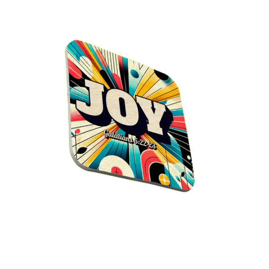 Fruit of the Spirt Joy, Coaster, Galatians 5:22-23 - JazzyCrafting