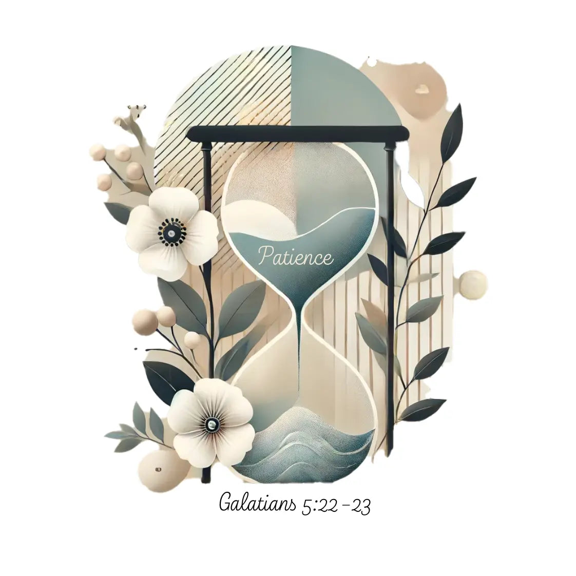 Fruit of the Spirt Patience, Coaster, Galatians 5:22-23 - JazzyCrafting