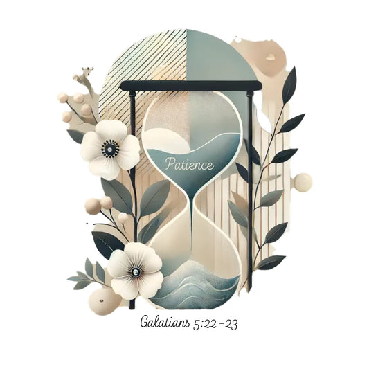 Fruit of the Spirt Patience, Coaster, Galatians 5:22-23 - JazzyCrafting