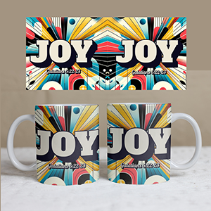 Fruit of the Spirt Mug, Joy, Galatians 5:22-23