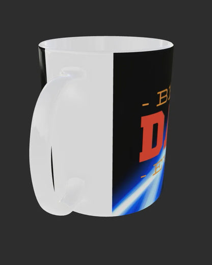 Father Day Mug, Best Dad ever Black and Blue