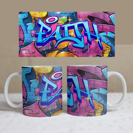 Graffiti Faith Mug